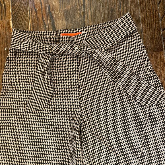 Anthropologie Cartonnier houndstooth tie pants - Picture 5 of 7